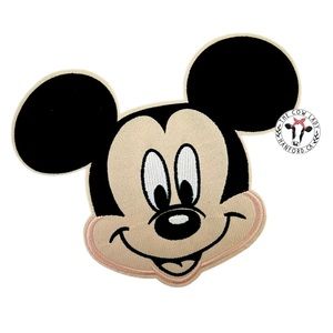 Mickey Mouse Patch Oversized Disney Kid’s Cartoon Disneyland Large Iron On NEW